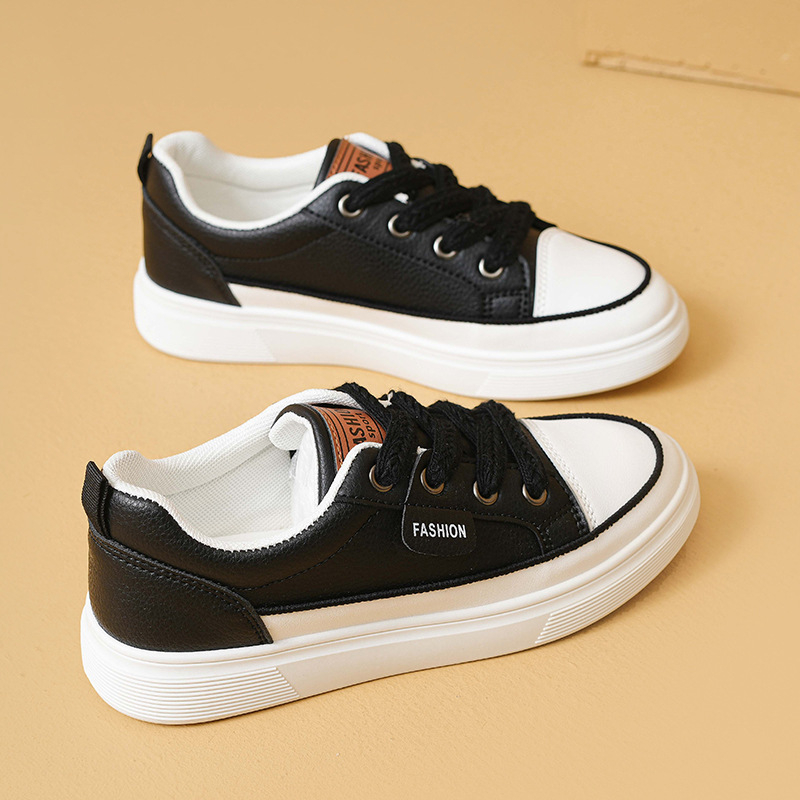 Naiste kingad valged kingad naiste 2024 uued kõikvõimalikud kevad- ja sügiskingad pehme tallaga nahast spordijalatsid Korea stiilis