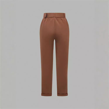 Amazon трансгранична търговия Европа и Съединените щати, панталони за свободното време, пролетни и есенни, нови дамски панталони с висока талия, едноцветни, удобни