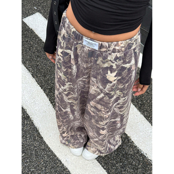 Трансгранична външна търговия, европейски и американски клон, ежедневни панталони, пролетни и есенни, нови прави панталони с висока талия, широки крачоли на склад