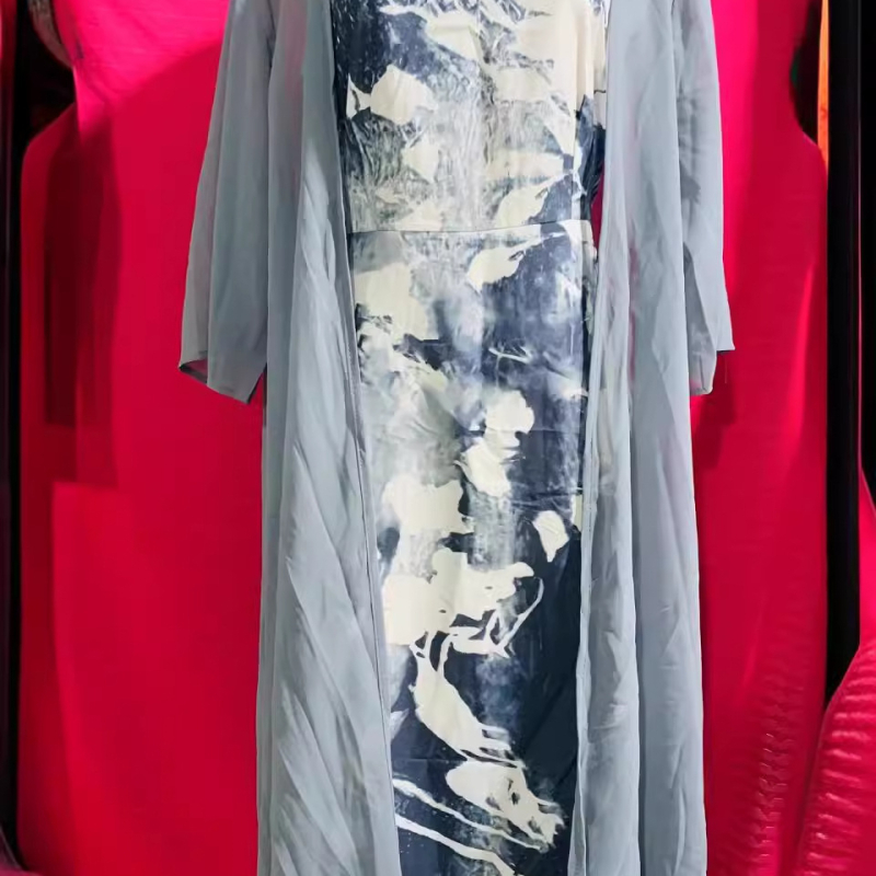 2022-es nyári sifon ruha kétrészes szett