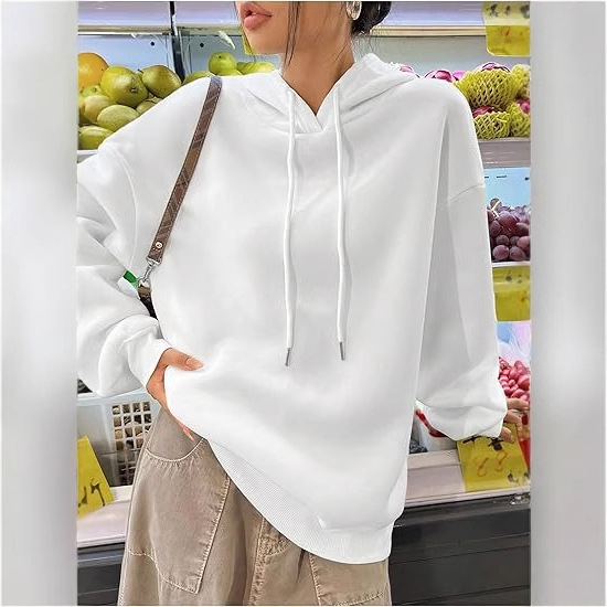 Női leopárdmintás kapucnis pulóver, lezser, hosszú ujjú, pulóver felső