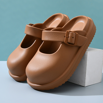 Vastag papucsok, csúszásgátló ruházat, nyári baotou papucsok, aranyos, édes stranddezodor, kopásálló Mary Jane szandálok