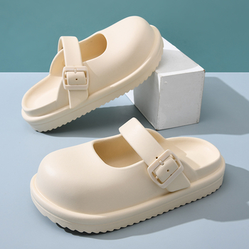 Vastag papucsok, csúszásgátló ruházat, nyári baotou papucsok, aranyos, édes stranddezodor, kopásálló Mary Jane szandálok