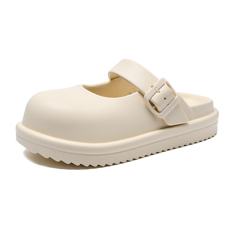 Vastag papucsok, csúszásgátló ruházat, nyári baotou papucsok, aranyos, édes stranddezodor, kopásálló Mary Jane szandálok