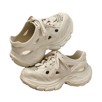 Storapadžiai sportbačiai, madingi viršutiniai drabužiai, kvėpuojantys „Torre“ batai, moteriški vasariniai, nauji, laisvalaikio, ūgį didinantys, EVA moteriški batai.