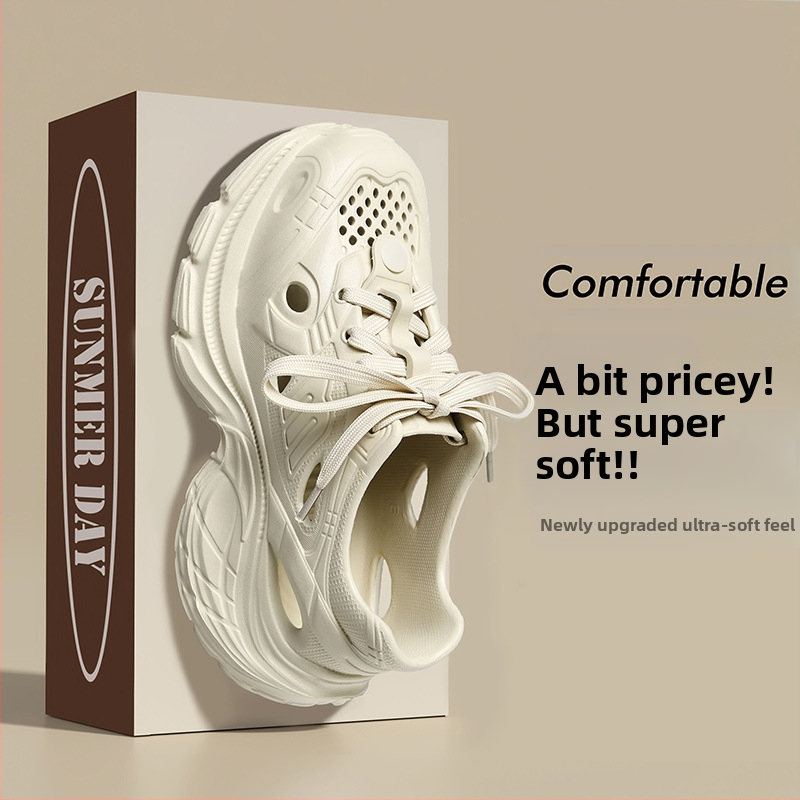 Storapadžiai sportbačiai, madingi viršutiniai drabužiai, kvėpuojantys „Torre“ batai, moteriški vasariniai, nauji, laisvalaikio, ūgį didinantys, EVA moteriški batai.