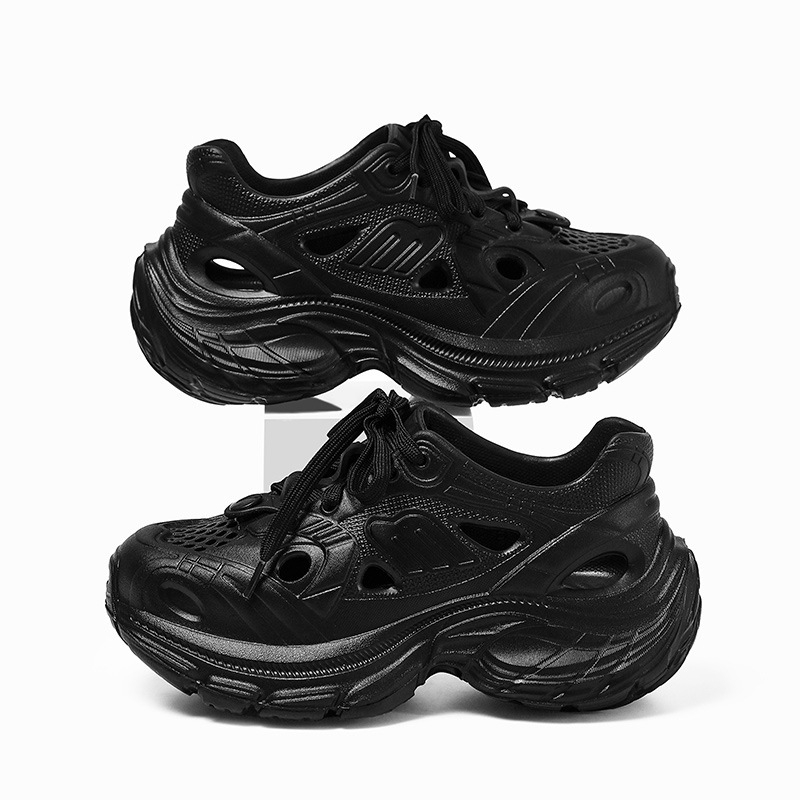 Storapadžiai sportbačiai, madingi viršutiniai drabužiai, kvėpuojantys „Torre“ batai, moteriški vasariniai, nauji, laisvalaikio, ūgį didinantys, EVA moteriški batai.