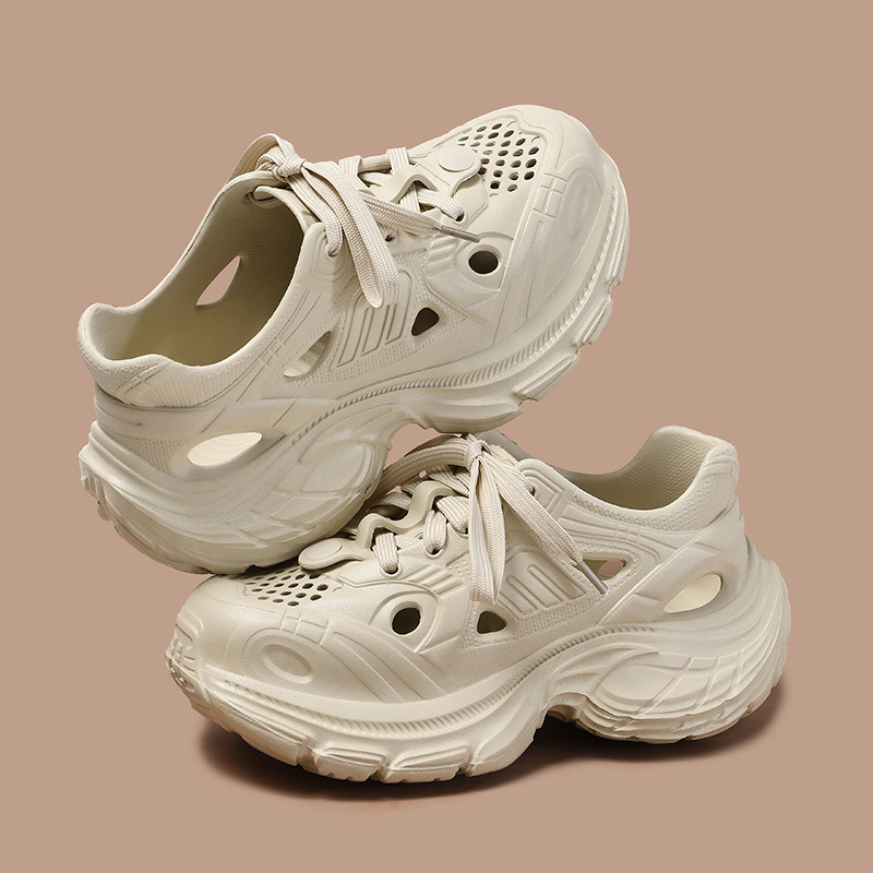 Storapadžiai sportbačiai, madingi viršutiniai drabužiai, kvėpuojantys „Torre“ batai, moteriški vasariniai, nauji, laisvalaikio, ūgį didinantys, EVA moteriški batai.