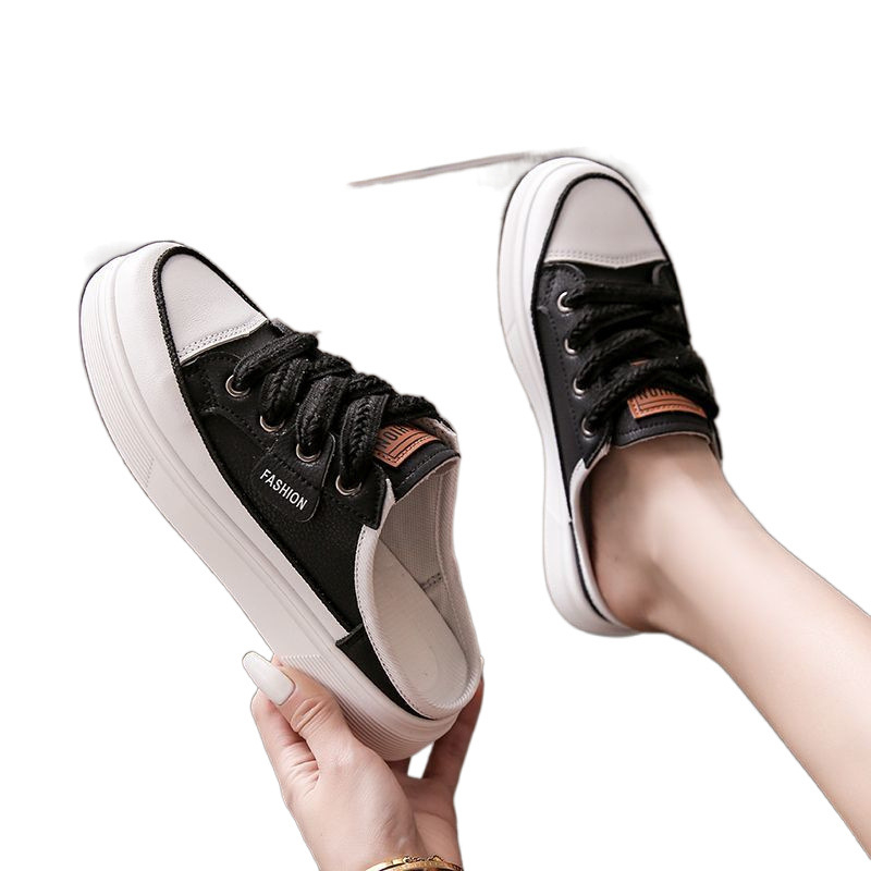 Baotou félpapucsok plus size 41-43-as méret diáklányoknak, minden mérkőzésre alkalmas felsőruházat, félsarkú, bebújós, lusta cipők Mira Chengsheng