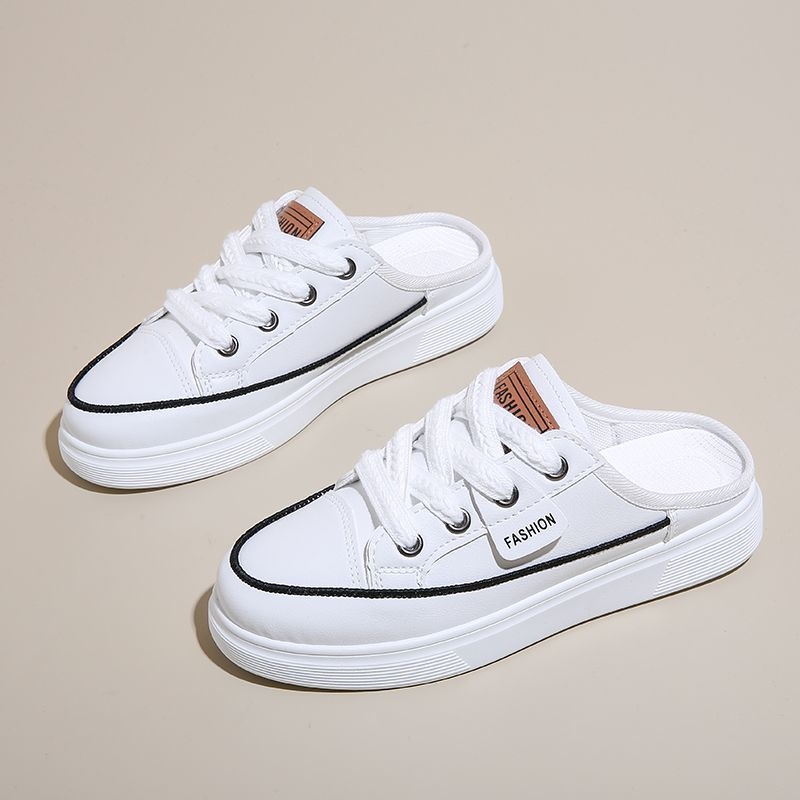 Baotou félpapucsok plus size 41-43-as méret diáklányoknak, minden mérkőzésre alkalmas felsőruházat, félsarkú, bebújós, lusta cipők Mira Chengsheng