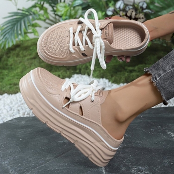 2024 Új, divatos, internethírű, bebújós, mokaszinok, női, vastag talpú, félig bebújós, sokoldalú, kültéri viselet, lusta, strand, divatos téli viselet