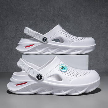 Pantofi sport pentru bărbați, stil nou, 2022, cu talpă groasă, confortabili, pentru interior și exterior, antiderapanți, cu două căi