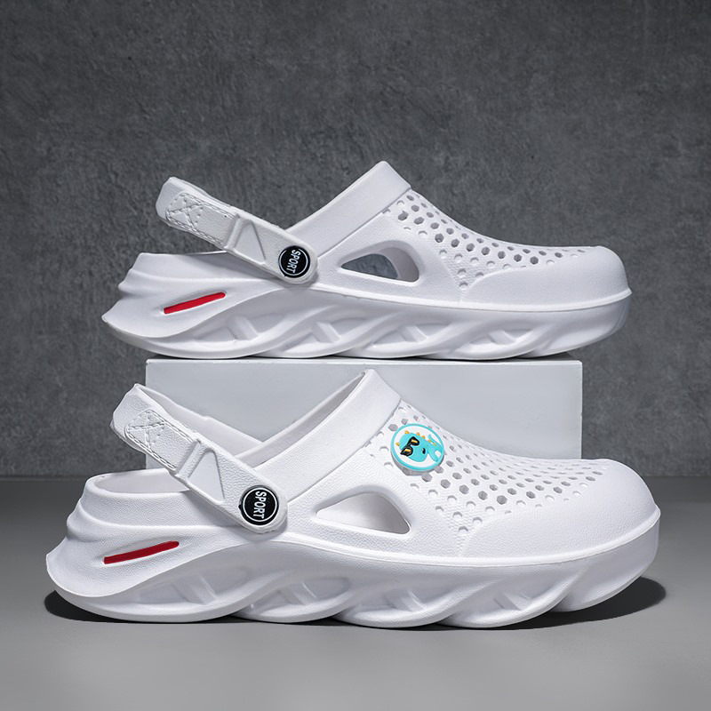 Pantofi sport pentru bărbați, stil nou, 2022, cu talpă groasă, confortabili, pentru interior și exterior, antiderapanți, cu două căi