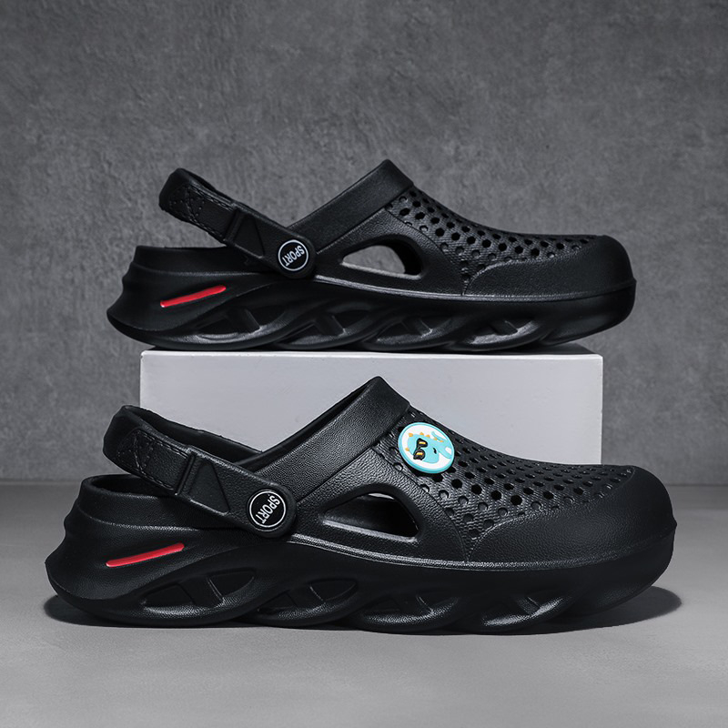 Pantofi sport pentru bărbați, stil nou, 2022, cu talpă groasă, confortabili, pentru interior și exterior, antiderapanți, cu două căi