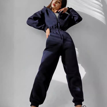 Határokon átnyúló akció 2024 Amazon ebay-en. Eladó sport és szabadidős női kapucnis overál vastagított öltönyvel.