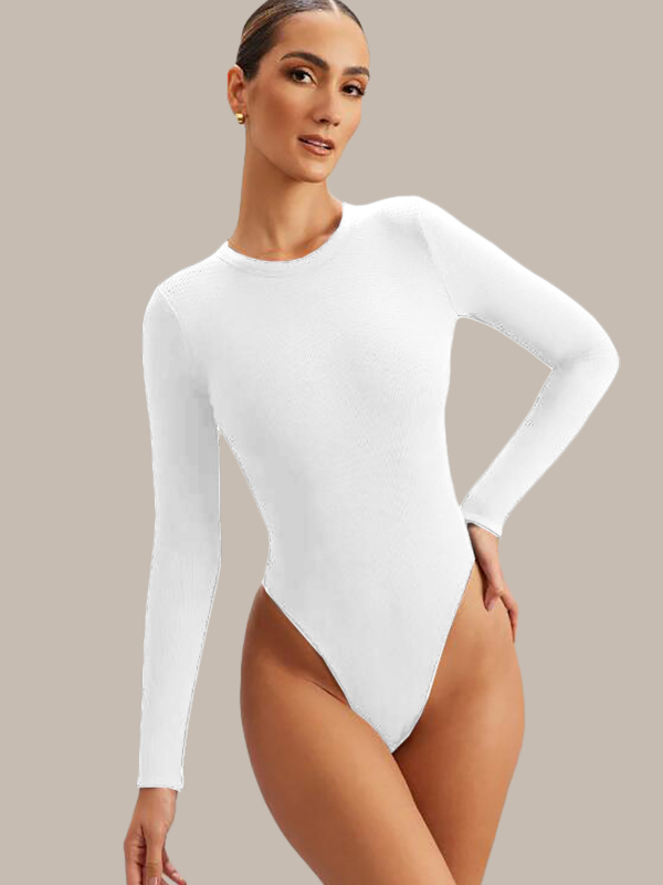 Zehuang Prekogranični europski i američki seksi tanki joga kombinezon s dugim rukavima, balet, ples, uski kombinezon 8280