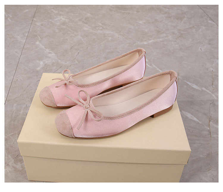 Szőlőanya, sekély, ívelt orrú, kis lapos balettcipők női, plus size 41-43.