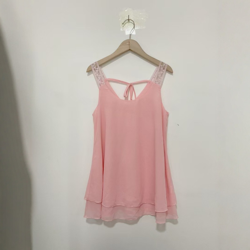 Európai és amerikai ruházati új, független állomású, csipkés felső vállpántokkal, divatos, sokoldalú, divatos, szexi, kültéren is viselhető