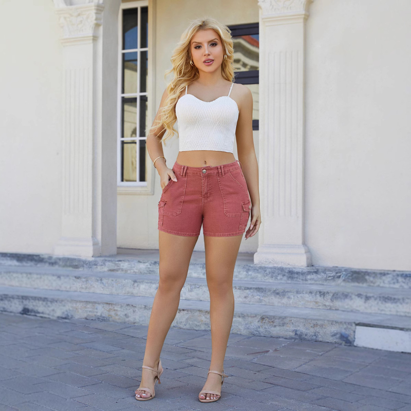 Xintang Jeans Amazon Új Modell Kiváló Minőségű Divat Munkaruházat Farmer Rövidnadrágok Női Közvetlen Értékesítés a Forrással