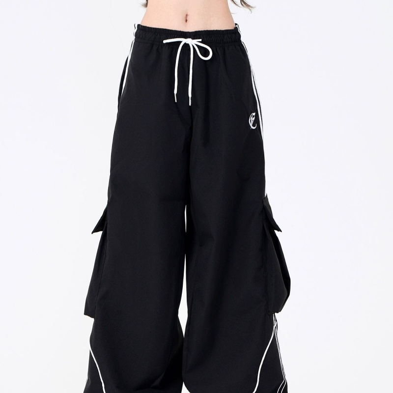 Amerikai stílusú retró csíkos derekú alkalmi nadrág férfiaknak és nőknek, laza, karcsúsító, egyenes szárú, sporttáncos, széles szárú nadrág, alkalmi nadrág