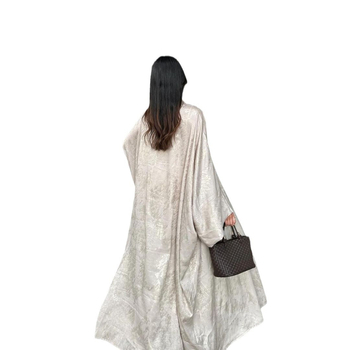 LN101 Arab Dubai szerény muszlim divatos bronzosító köntös abaya külső kardigán köntös