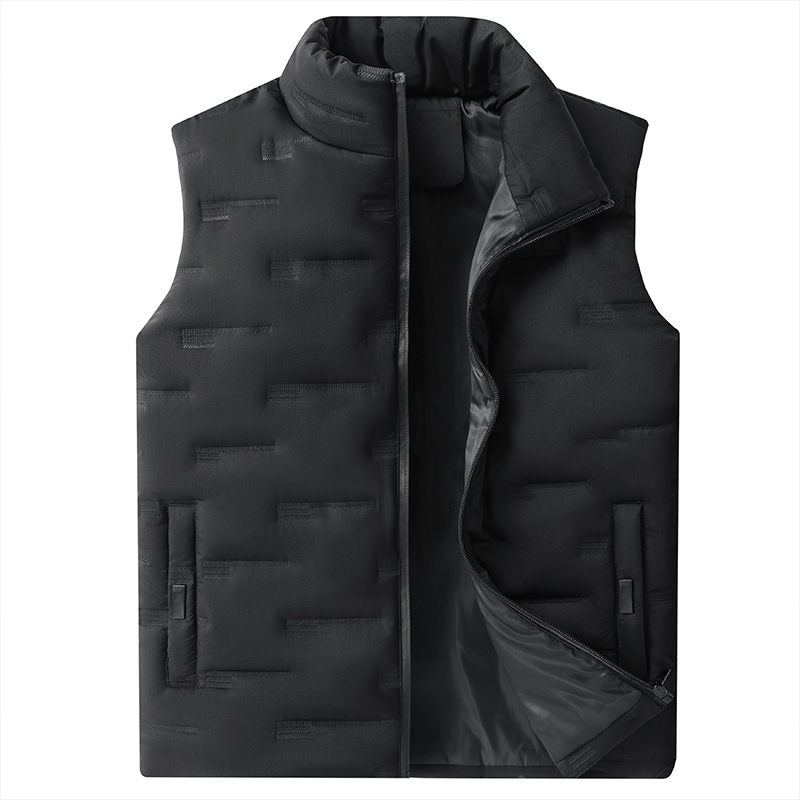 Piiriülene eksklusiivne valik 2024. aastaks, uus, püksikraega soe, moodne vabaaja vest meeste noortele, ühevärviline talvine varrukateta vest