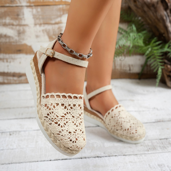 Szalma ékszandál női nyári platform platform platform magas sarkú szandál szandál lélegző divatos csatos szandál
