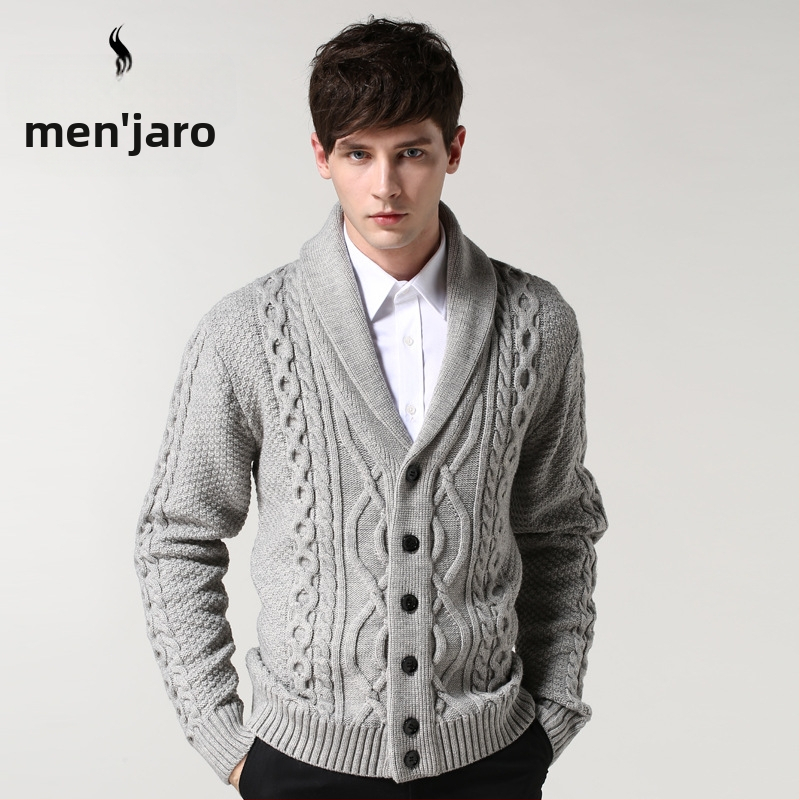 Nauji rudens ir žiemos vyriški megztiniai, vyriški kardiganai, laisvalaikio megztiniai užsienyje