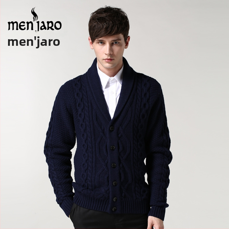Nauji rudens ir žiemos vyriški megztiniai, vyriški kardiganai, laisvalaikio megztiniai užsienyje