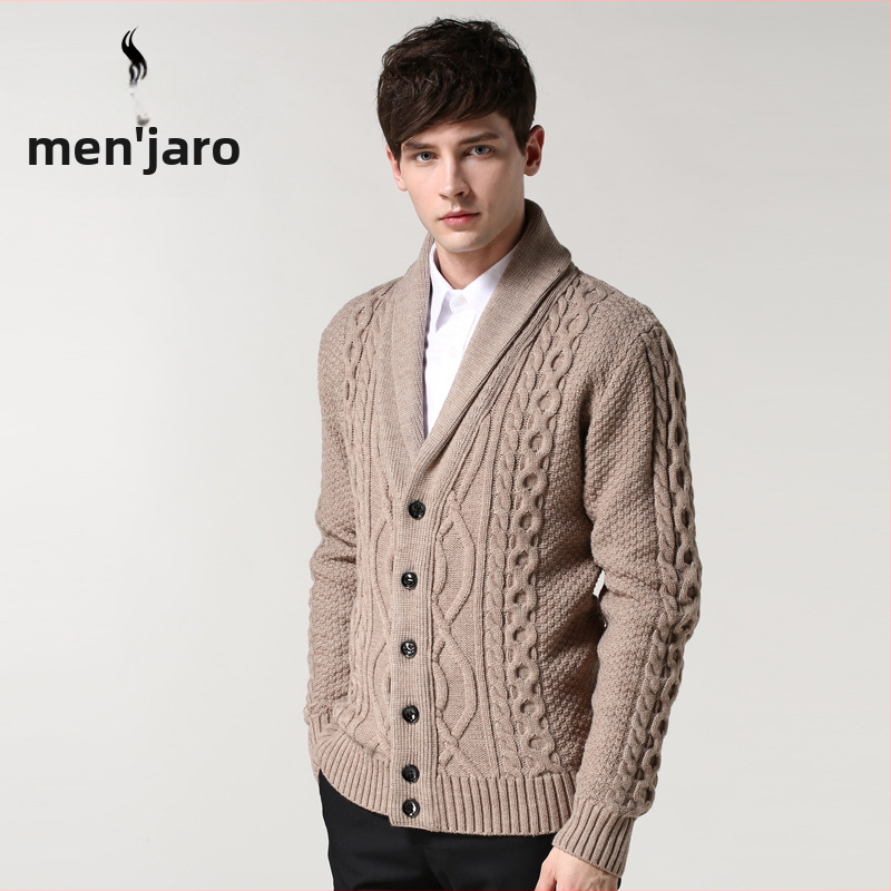 Nauji rudens ir žiemos vyriški megztiniai, vyriški kardiganai, laisvalaikio megztiniai užsienyje