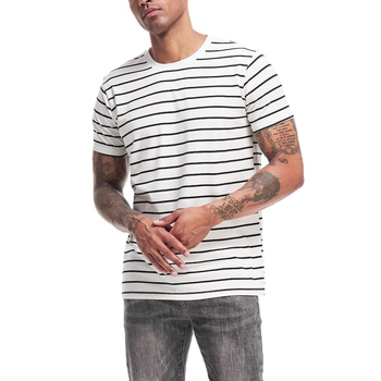 Határokon átnyúló különlegesség a 2025-ös nyárra, új, lezser trendi, bő, retró színű, csíkos, rövid ujjú, kerek nyakú póló.
