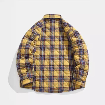 2023. aasta talvine puuvillase polstriga mantel meeste ruuduline revääriga noorte puuvillase polstriga jakk, lahtine paks soe vabaaja kena puuvillase polstriga jakk