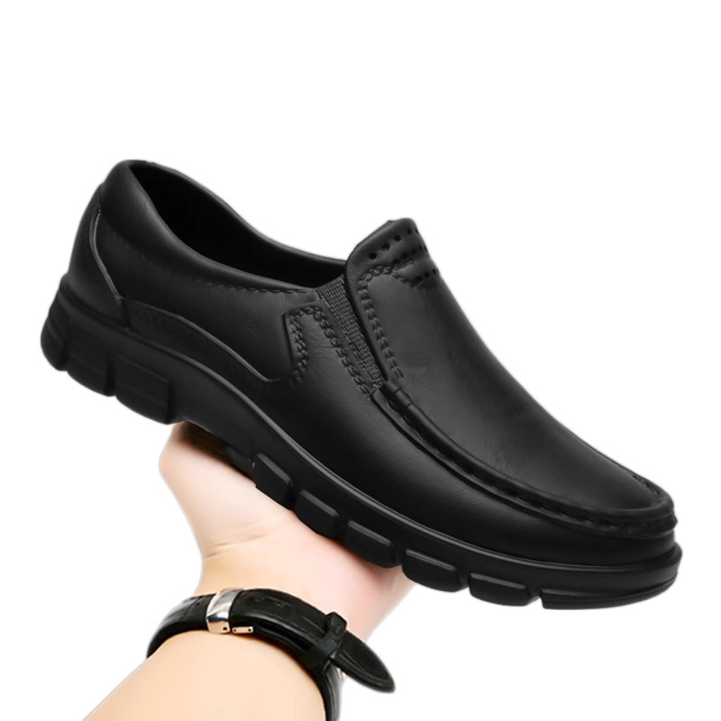 Pantofi de vară pentru bărbați, pantofi de bucătărie pentru bărbați, pantofi de bucătar, pantofi casual din piele respirabili de vară pentru bărbați