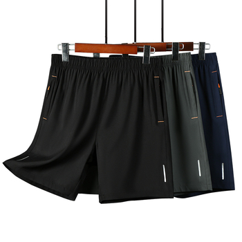 Ice Silk rövidnadrág férfi nyári vékony plus size laza gyorsan száradó ötpontos nadrág futó fitnesz sportnadrág határokon átnyúló