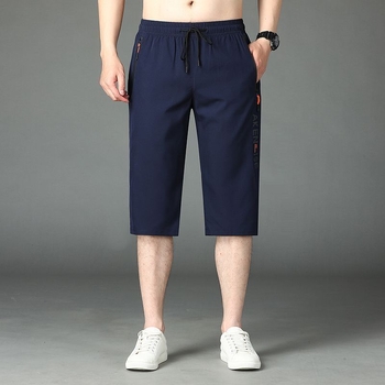 Uued meeste lahtised sirge säärega lühikesed püksid, pluss-suuruses trendikad trükitud ülerõivaste püksid 2024. aasta uus mudel