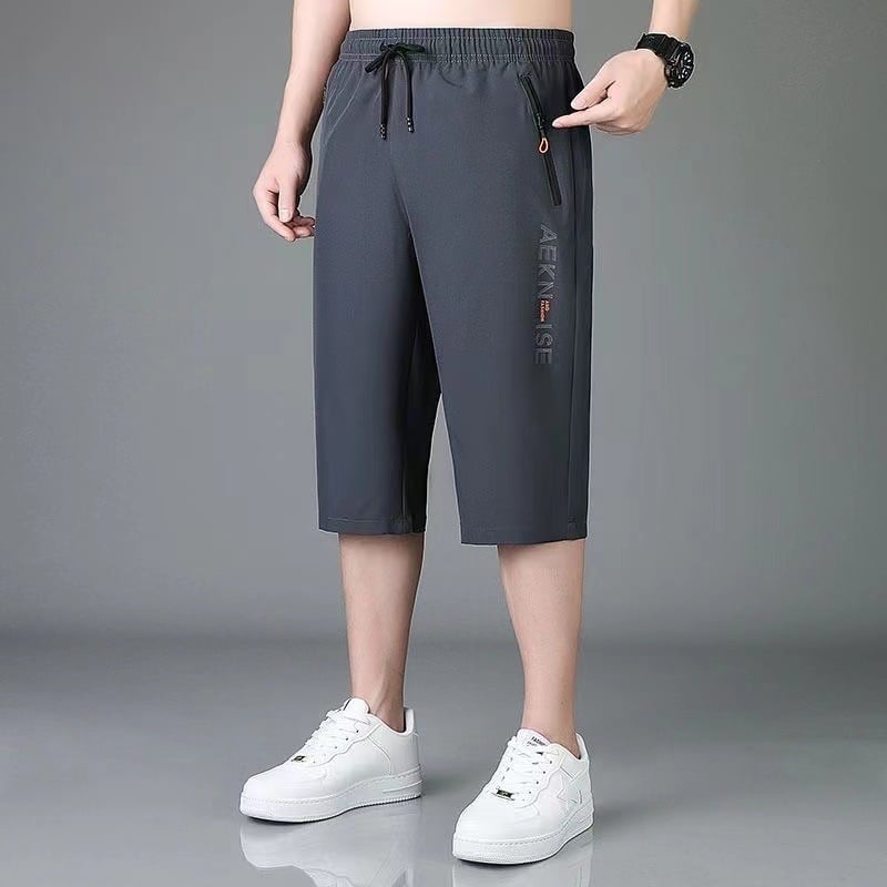 Meeste uued sirged kuuepunktilised püksid, trendikad jooksupüksid, spordipüksid, suvised meeste vabaajapüksid, tudengipüksid