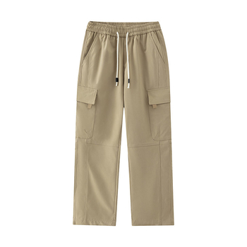 Férfi tavaszi és őszi bő, egyenes, divatos, jóképű, divatos, márkás, lezser, tinédzsereknek való, hosszú nadrág, férfi hétköznapi nadrág