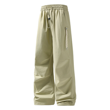 Nyári új munkaruha, kültéri, férfi és női, hegyi stílusú, funkcionális, vízlepergető, bő, széles szárú, jégselyem nadrág, kétfelé nyitható