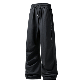 Nyári új munkaruha, kültéri, férfi és női, hegyi stílusú, funkcionális, vízlepergető, bő, széles szárú, jégselyem nadrág, kétfelé nyitható