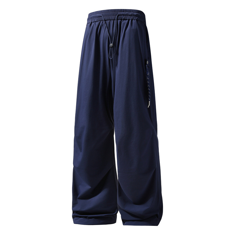 Nyári új munkaruha, kültéri, férfi és női, hegyi stílusú, funkcionális, vízlepergető, bő, széles szárú, jégselyem nadrág, kétfelé nyitható