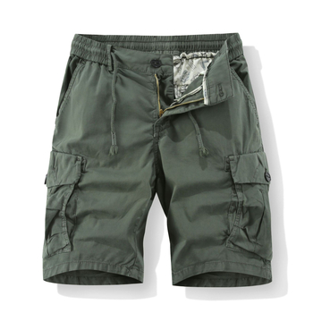 2025. aasta meeste suvised Jaapani stiilis kamuflaažmustriga kolmepunktilised puuvillased trendikad vabaaja cargo-lühikesed püksid L6301 vabaaja stiil