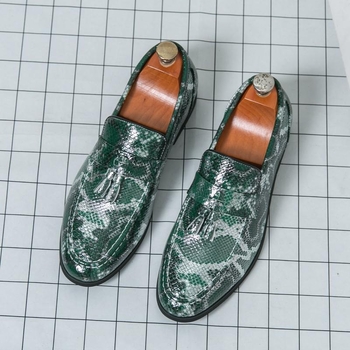 Ανδρικά μοκασίνια με φούντες, μεγάλα μεγέθη 48, σε σχήμα Serpentine, casual δερμάτινα παπούτσια, slip-on, Lazy Shoes, ανδρικά παπούτσια Explosion