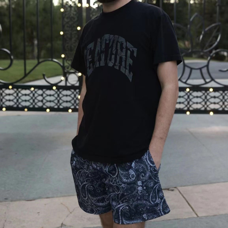 Uued Ameerika moebrändi india pähkliõitega meeste ja naiste võrkkangast kiiresti kuivavad lahtised pluss-suuruses põlvevabad korvpalli neljapunktipüksid suvised