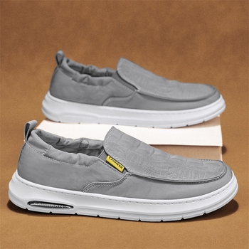 Ανδρικά Loafers Slip-On από Υψηλής Ποιότητας Ice Silk, Άνοιξη/Καλοκαίρι 2025, Ελαφριά Slip-On Παπούτσια