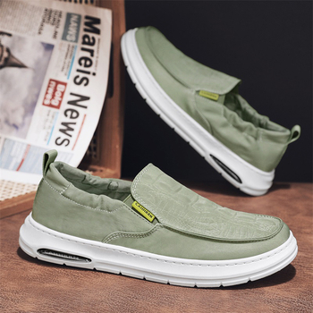 Ανδρικά Loafers Slip-On από Υψηλής Ποιότητας Ice Silk, Άνοιξη/Καλοκαίρι 2025, Ελαφριά Slip-On Παπούτσια