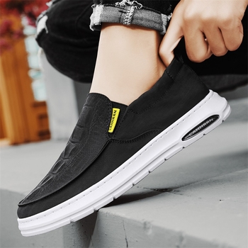 Ανδρικά Loafers Slip-On από Υψηλής Ποιότητας Ice Silk, Άνοιξη/Καλοκαίρι 2025, Ελαφριά Slip-On Παπούτσια