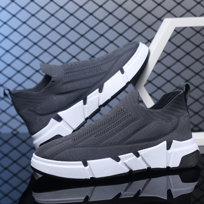 2025 tavaszi és őszi új férfi cipők sport és szabadidős légy szőtt háló lélegző trendi divat nagy méretű határokon átnyúló férfi cipő Sh