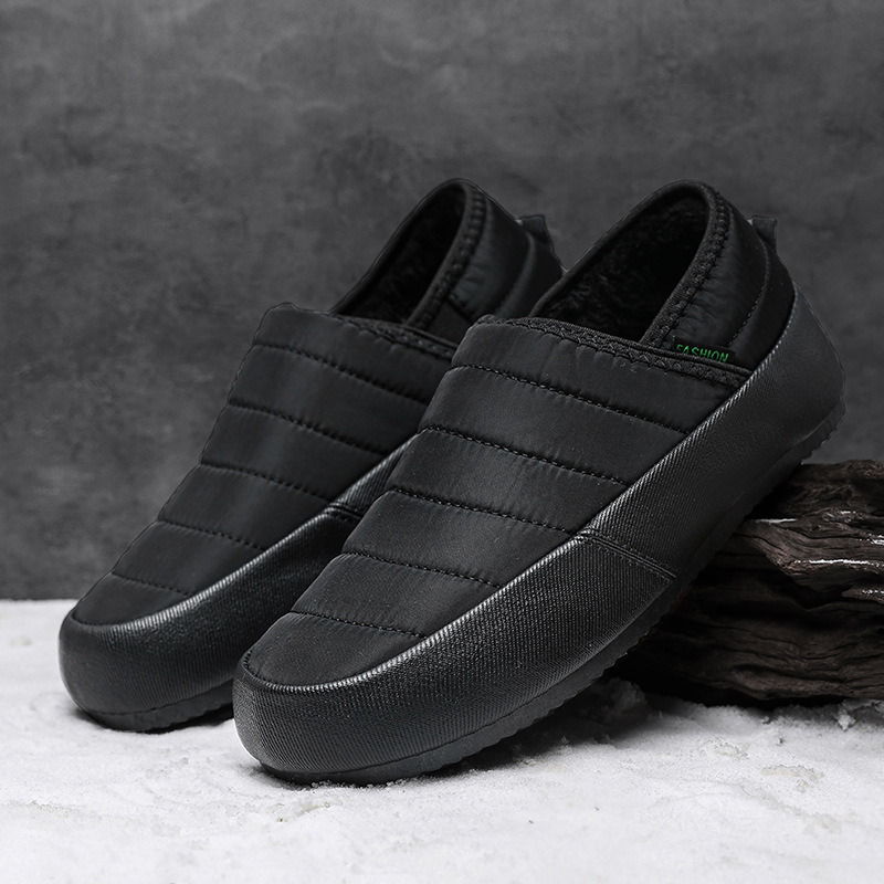 2023. aasta talve uued meeste sussid, fliisvoodriga, paksud soojad puuvillased kingad, madala säärega vabaaja Northeast Live kingad