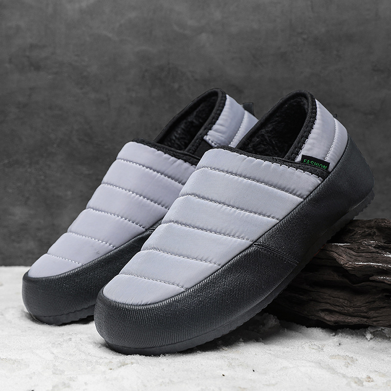 2023. aasta talve uued meeste sussid, fliisvoodriga, paksud soojad puuvillased kingad, madala säärega vabaaja Northeast Live kingad