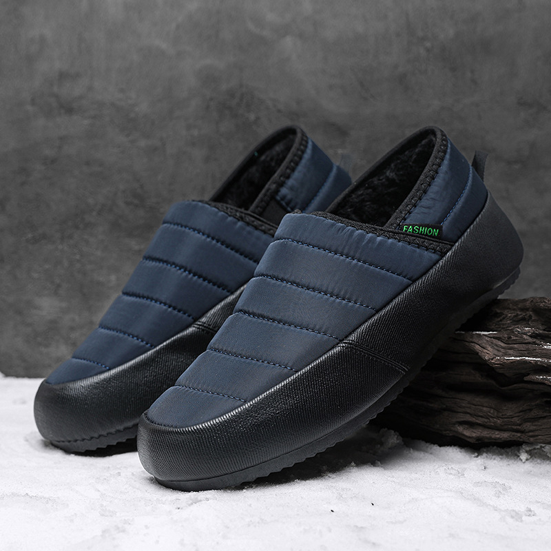 2023. aasta talve uued meeste sussid, fliisvoodriga, paksud soojad puuvillased kingad, madala säärega vabaaja Northeast Live kingad